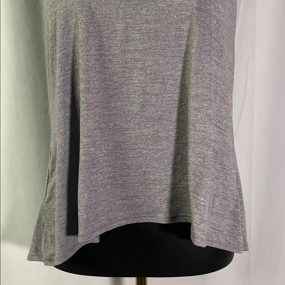 Yogalicious Infinite Plum Purple Split Tie Back Active Tank Top